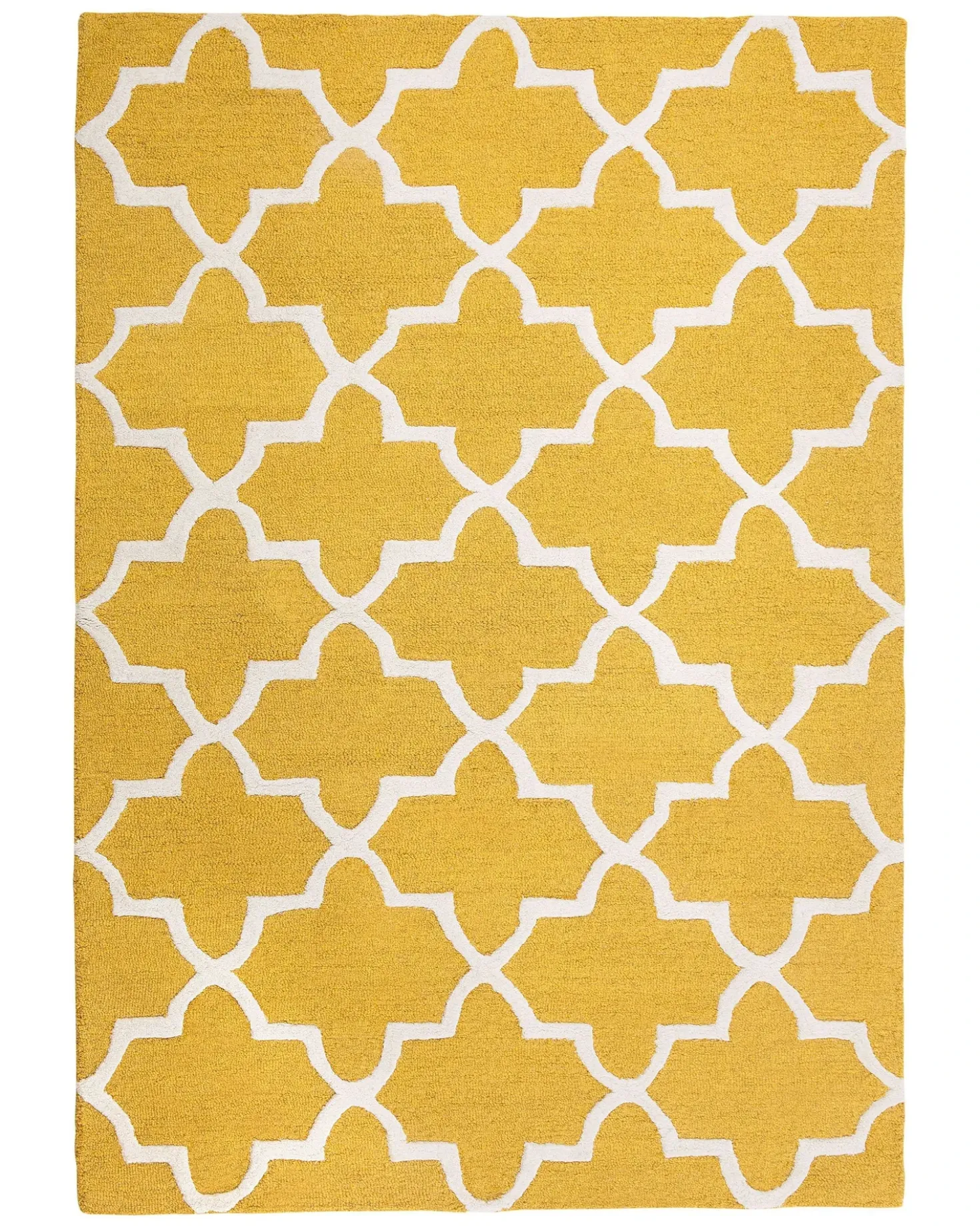 Tappeto SILVAN Giallo 140 x 200 cm Lana