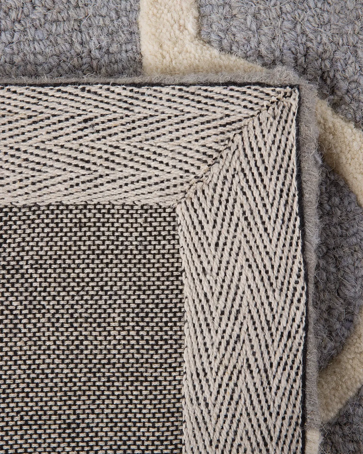 Tappeto SILVAN Grigio chiaro 160 x 230 cm Lana