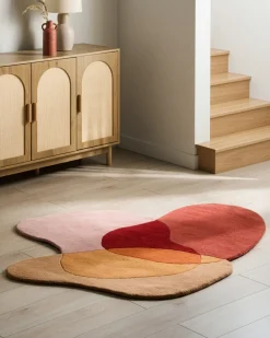 Tappeto SINJUWI Multicolore ø 140 cm Lana