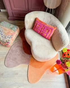 Tappeto SINJUWI Multicolore ø 140 cm Lana
