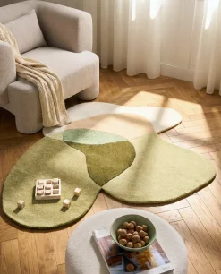 Tappeto SINJUWI Multicolore ø 140 cm Lana