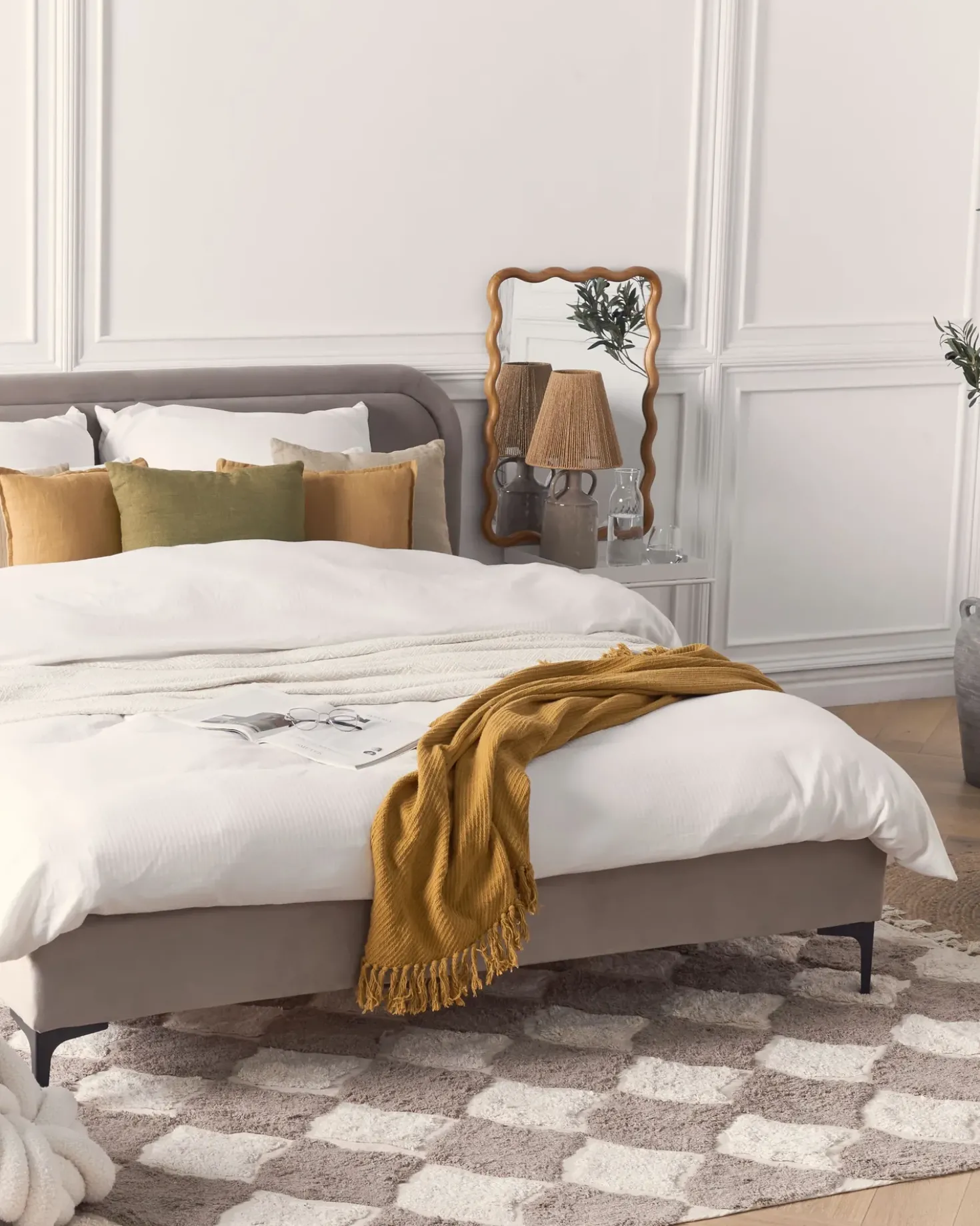Tappeto SINOP Beige 160 x 230 cm Cotone