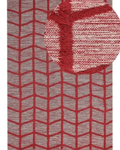 Tappeto SIVAS Rosso 160 x 230 cm Cotone