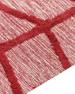 Tappeto SIVAS Rosso 160 x 230 cm Cotone