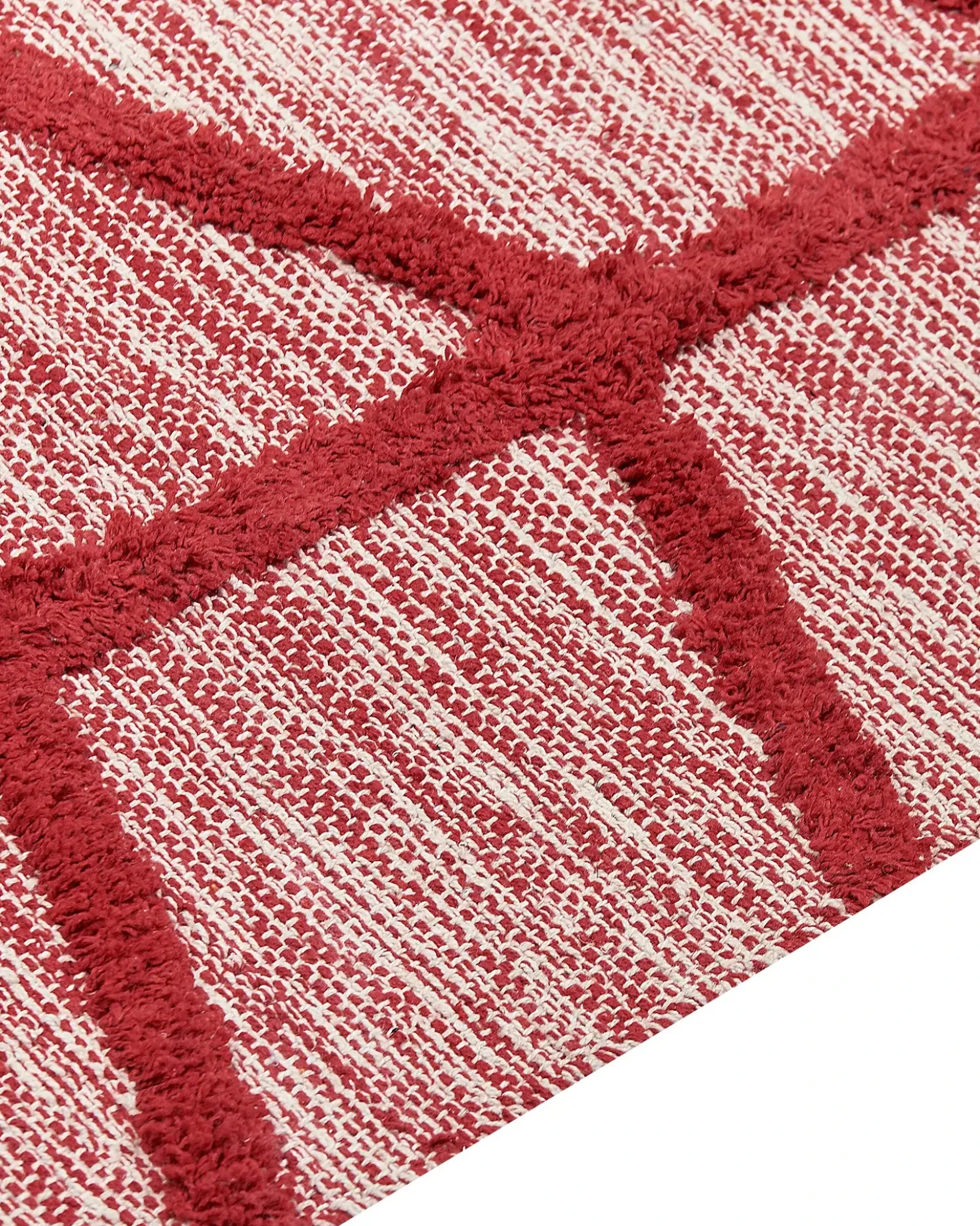 Tappeto SIVAS Rosso 160 x 230 cm Cotone