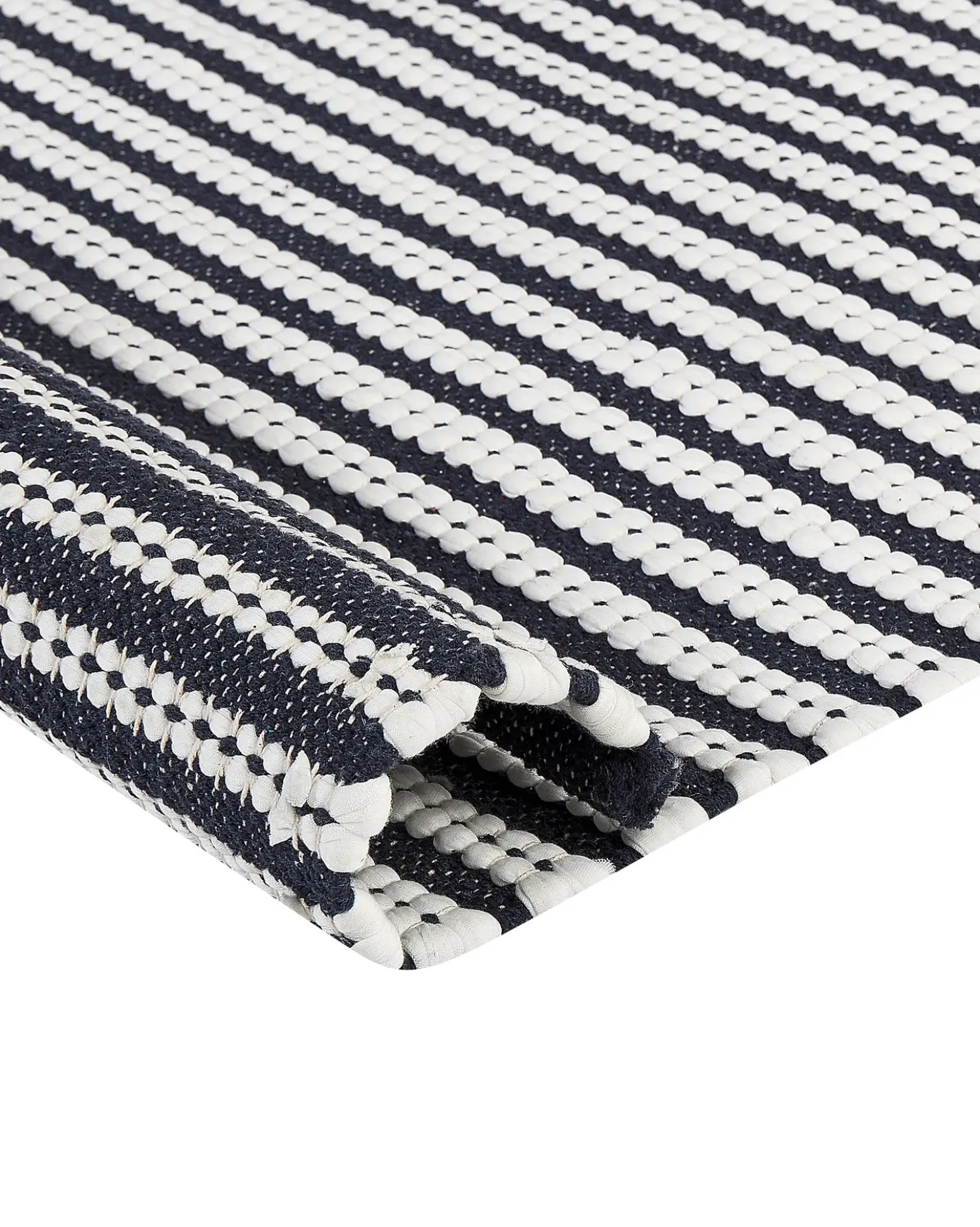 Tappeto SOFULU Blu marino 80 x 150 cm Cotone