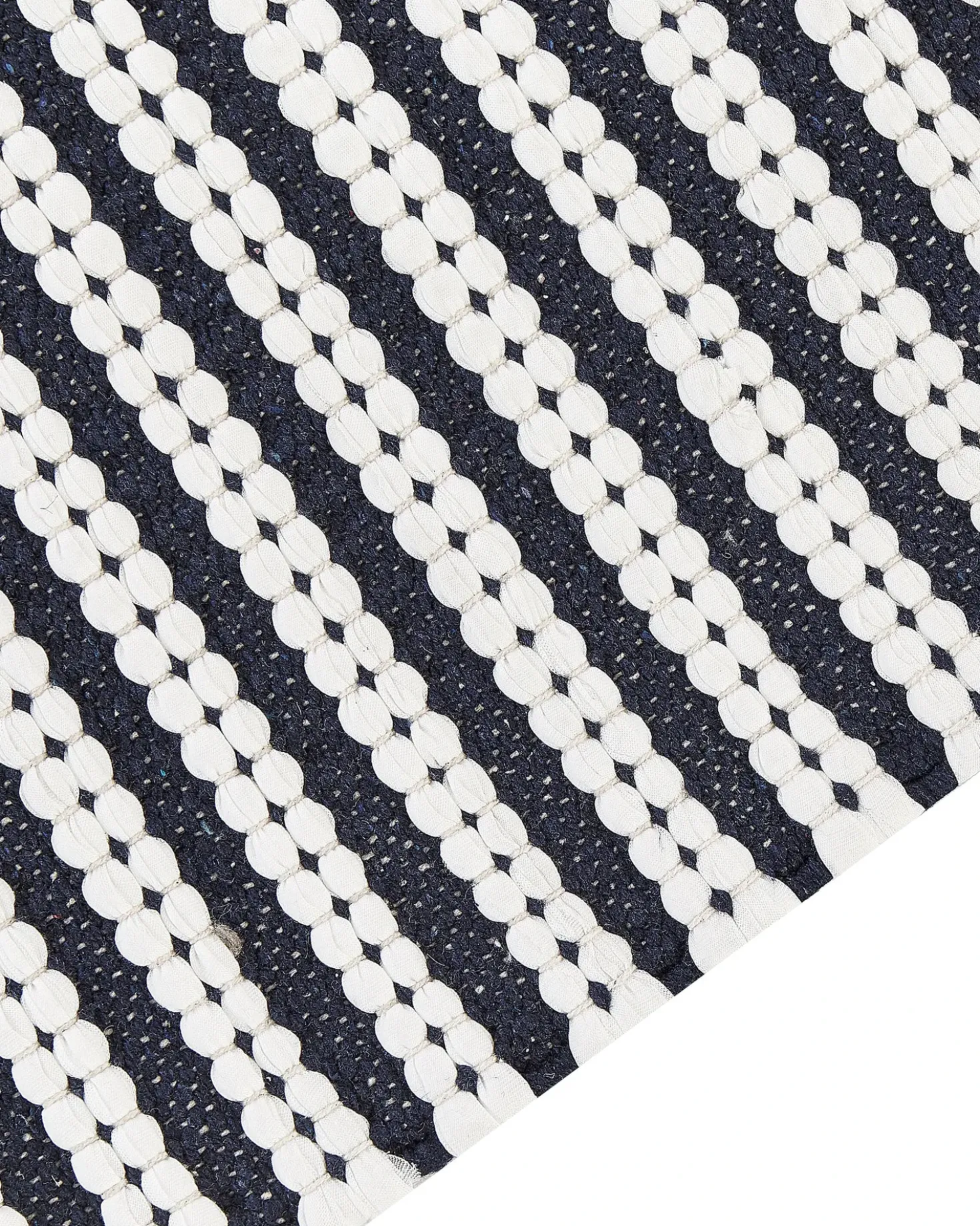 Tappeto SOFULU Blu marino 80 x 150 cm Cotone