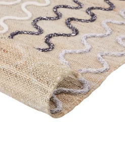 Tappeto SOGUT Beige 140 x 200 cm Iuta