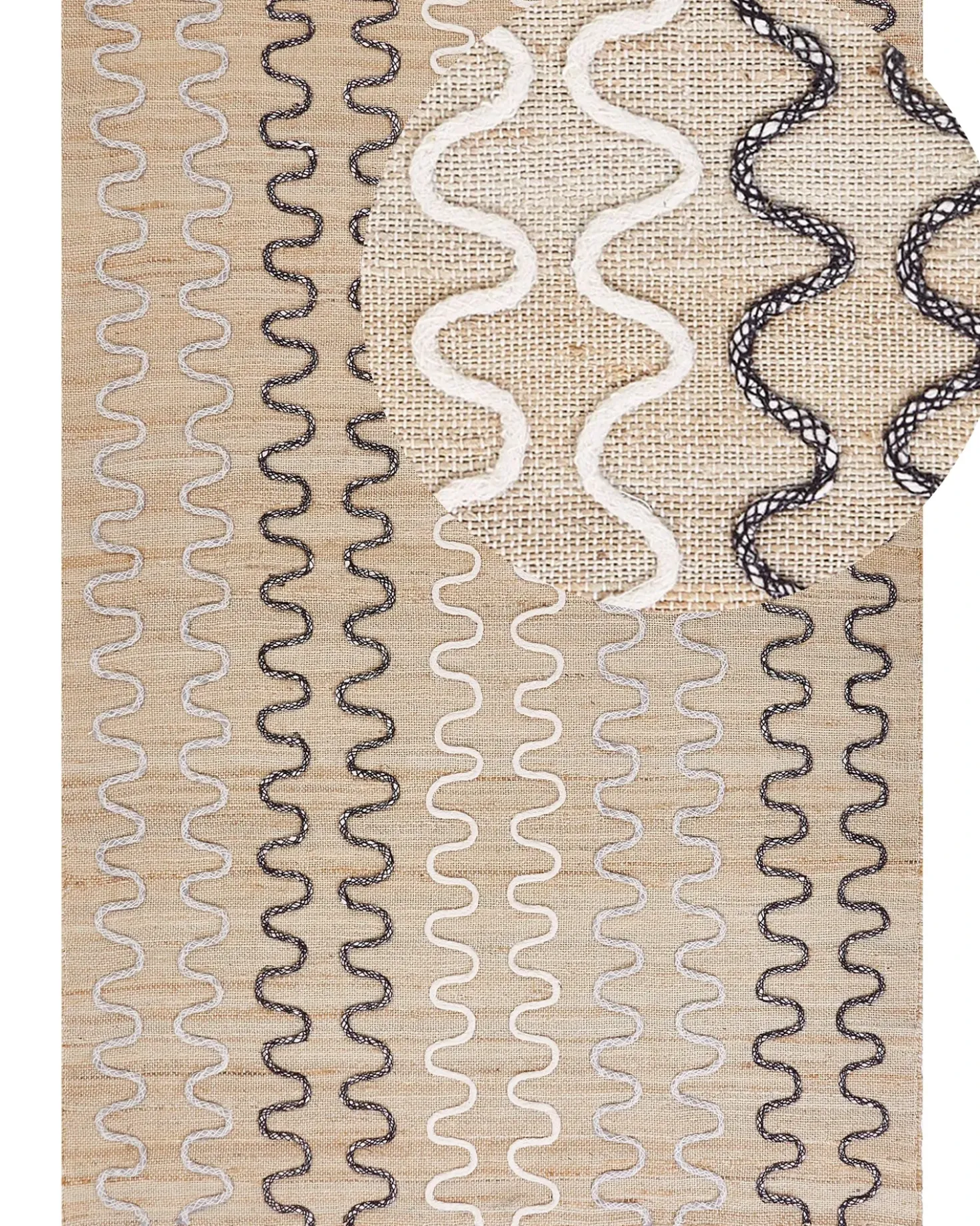 Tappeto SOGUT Beige 160 x 230 cm Iuta
