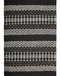 Tappeto SOKUN Nero 140 x 200 cm Pelle naturale