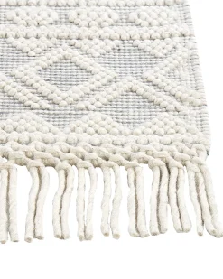 Tappeto SOLHAN Grigio Beige 160 x 230 cm Lana