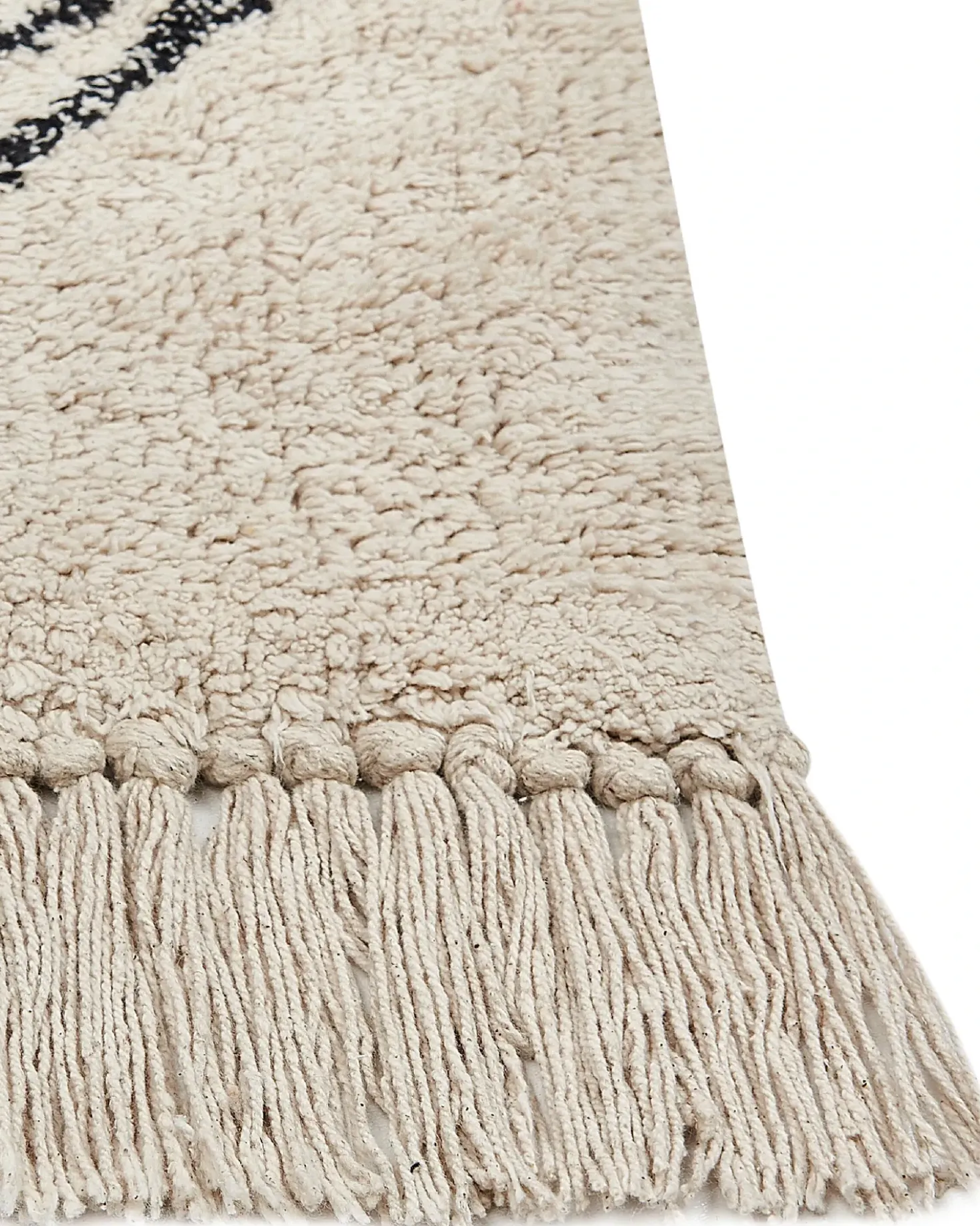 Tappeto SOMEK Beige 160 x 230 cm Cotone