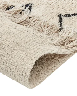 Tappeto SOMEK Beige 160 x 230 cm Cotone