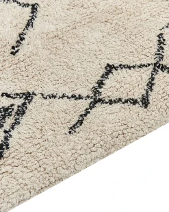 Tappeto SOMEK Beige 160 x 230 cm Cotone