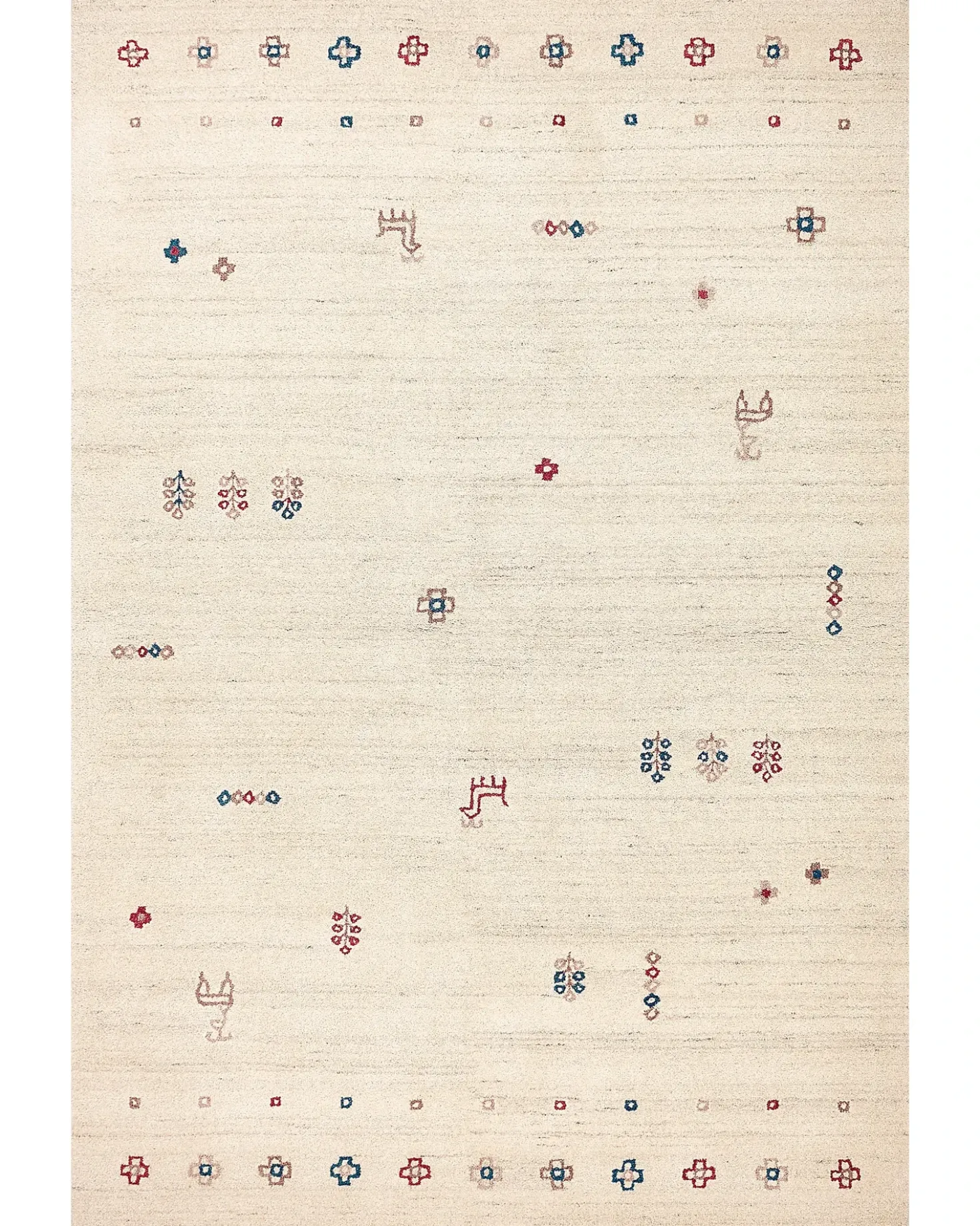 Tappeto SULUCA Beige 200 x 300 cm Lana Persiano