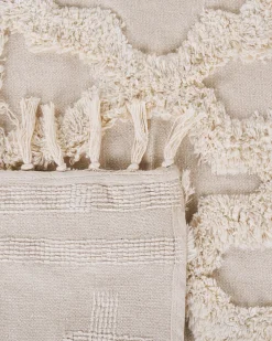 Tappeto SULUOVA Beige 140 x 200 cm Cotone