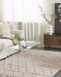 Tappeto SULUOVA Beige 140 x 200 cm Cotone