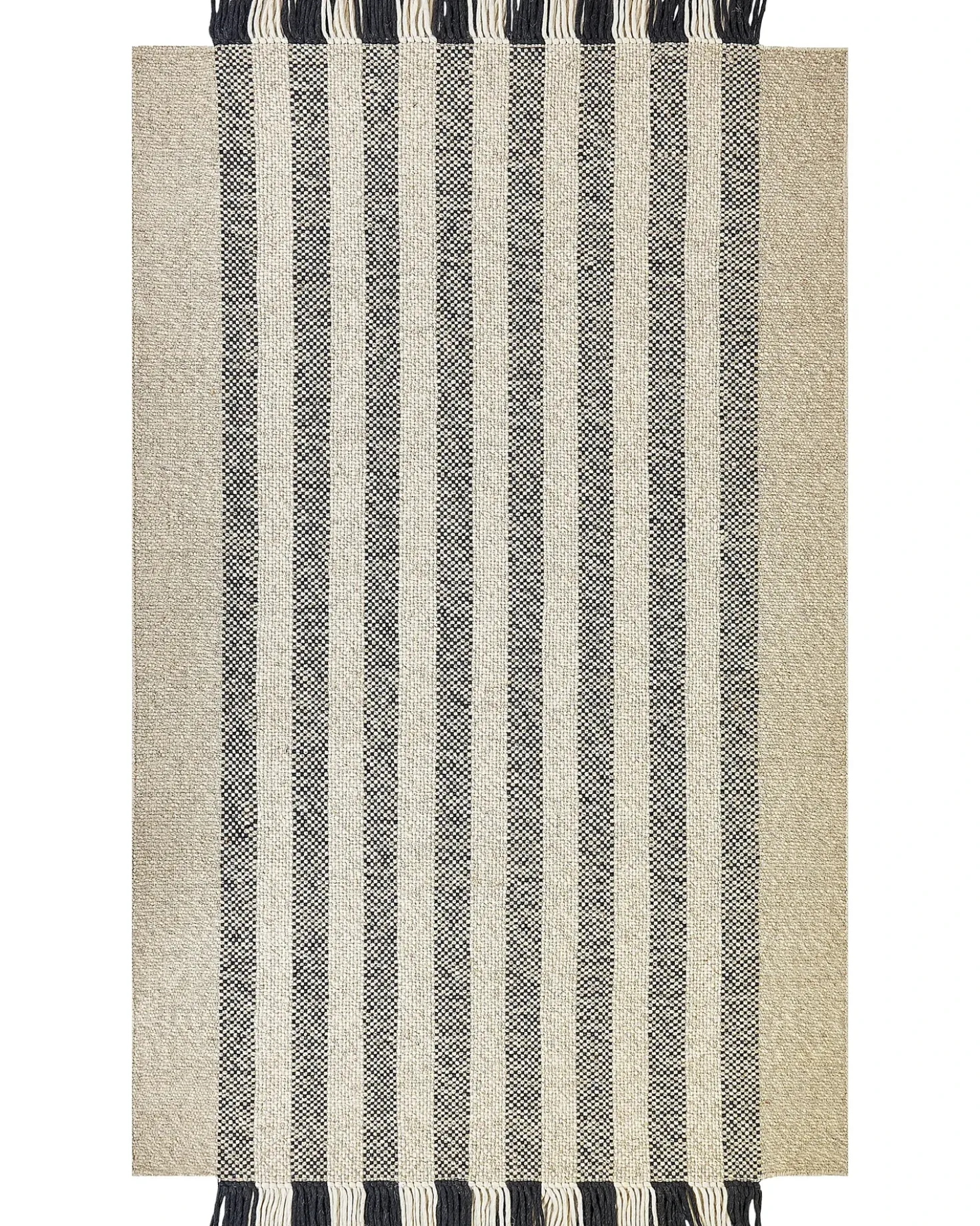 Tappeto TACETTIN Bianco 160 x 230 cm Lana