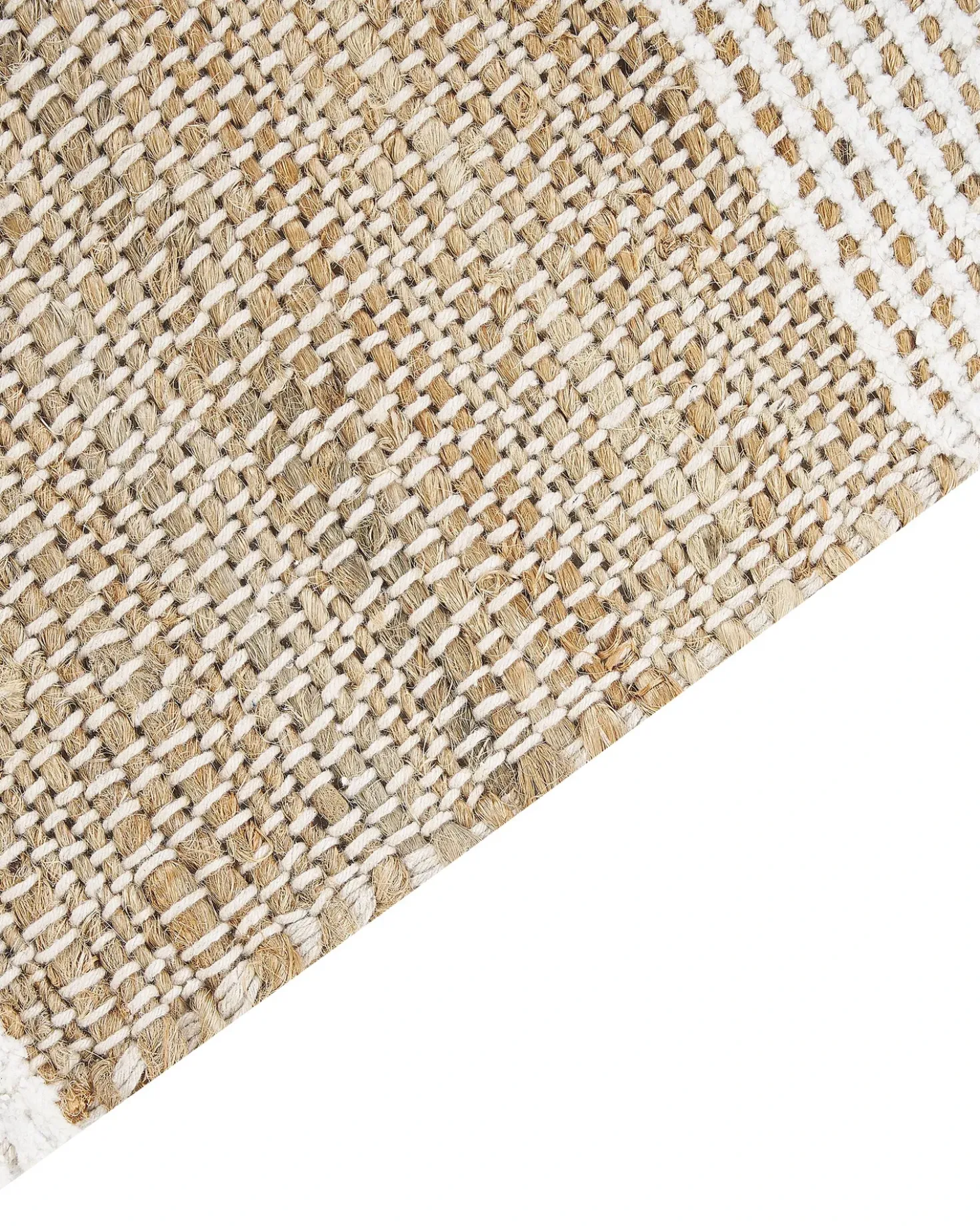 Tappeto TALPUR Bianco 160 x 230 cm Iuta