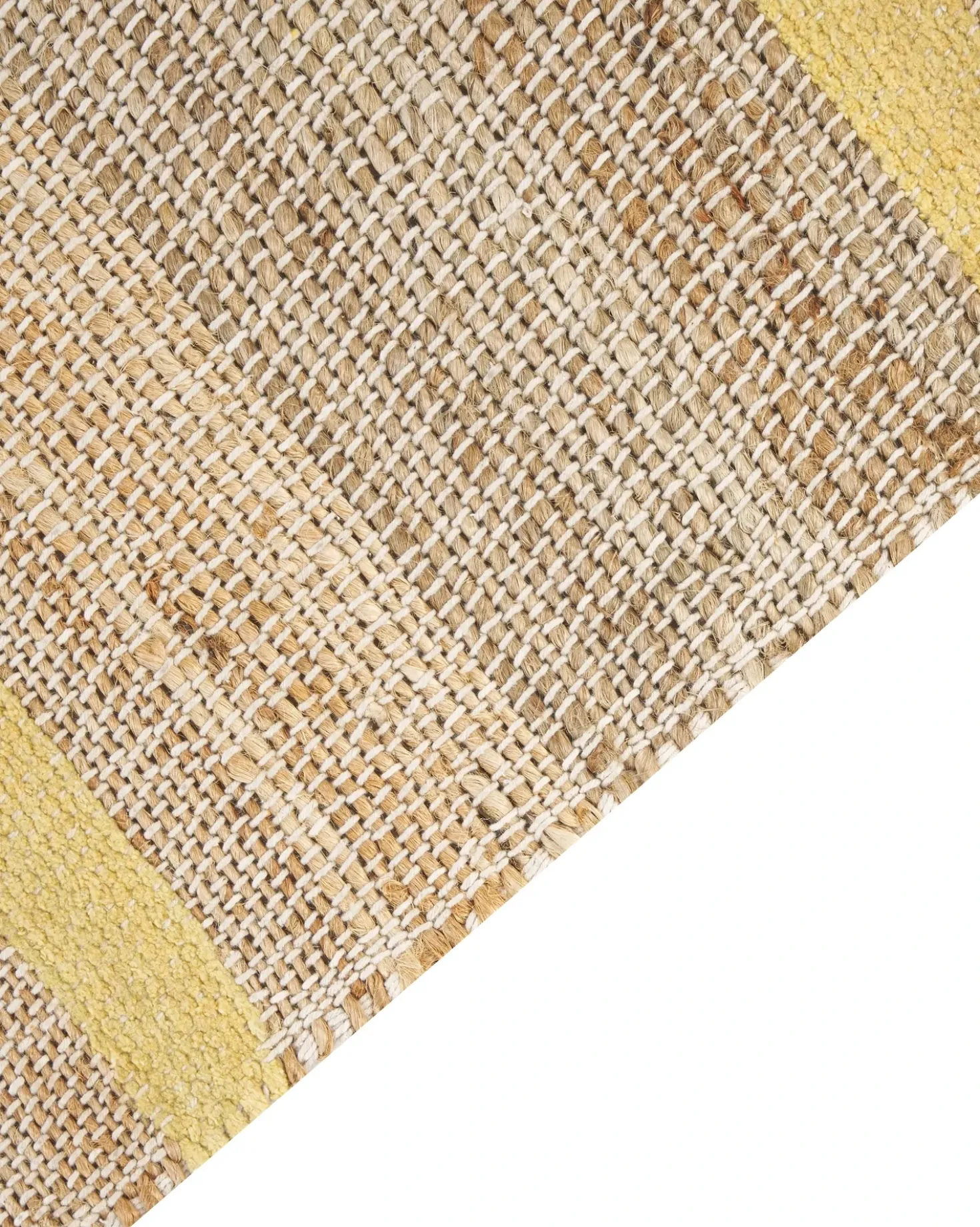 Tappeto TALPUR Giallo 80 x 300 cm Iuta