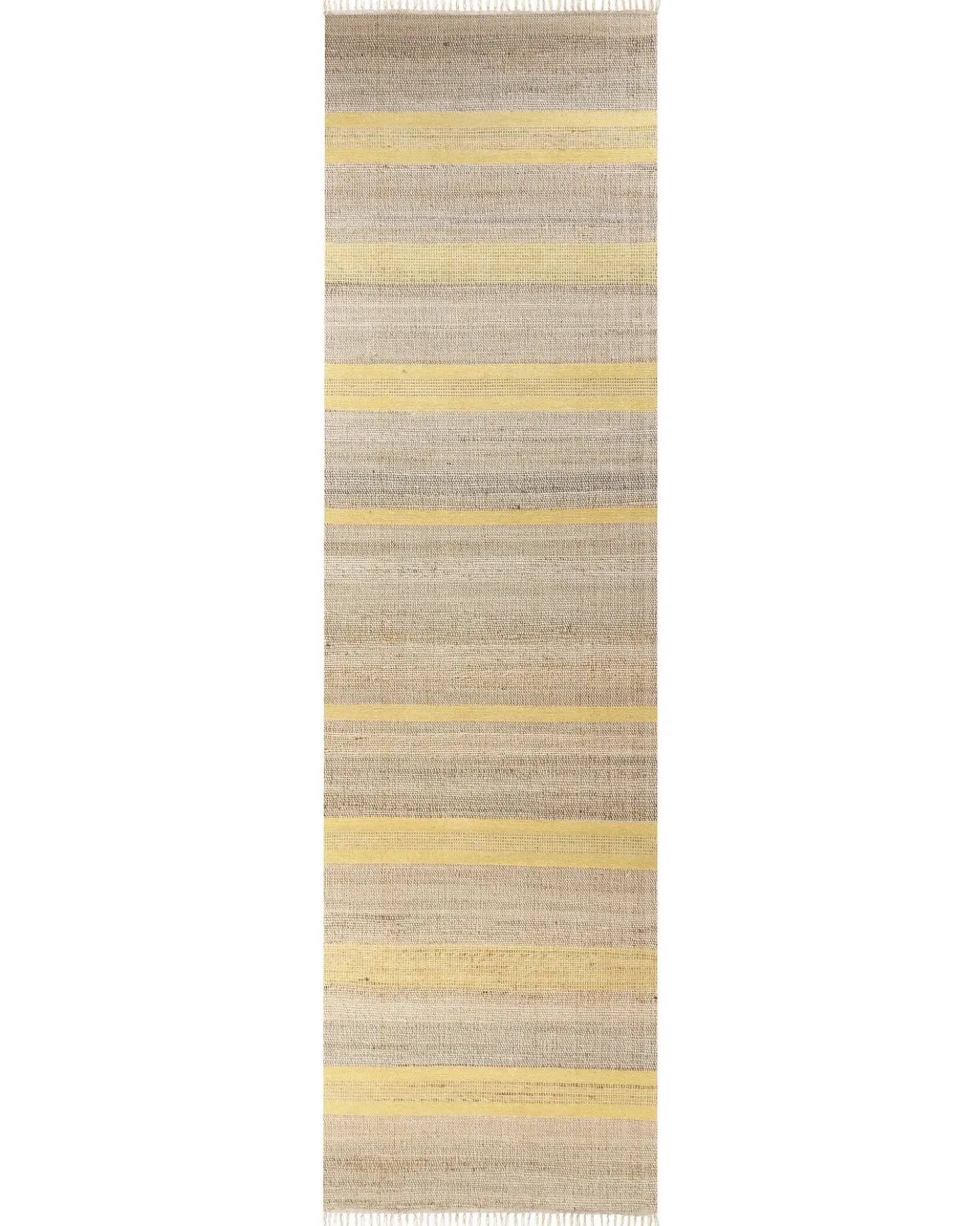 Tappeto TALPUR Giallo 80 x 300 cm Iuta