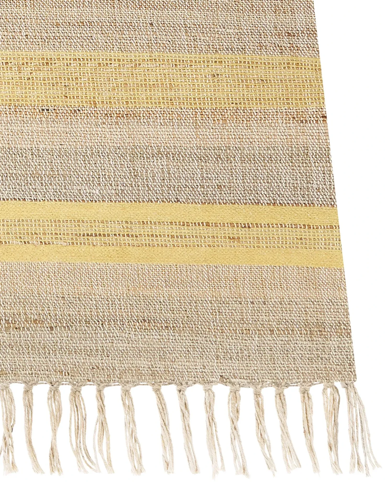 Tappeto TALPUR Giallo 80 x 300 cm Iuta
