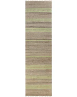 Tappeto TALPUR Verde chiaro 80 x 300 cm Iuta