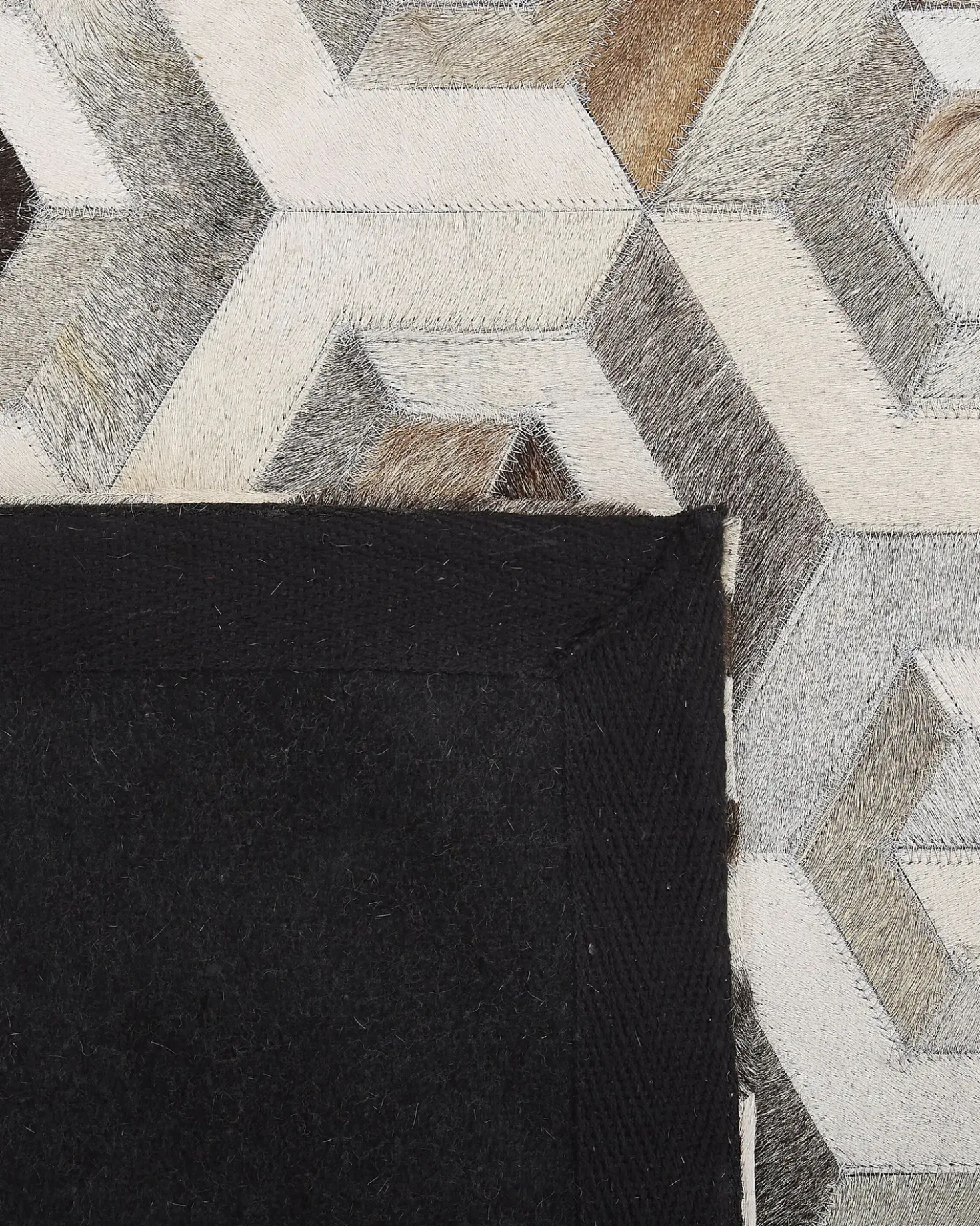 Tappeto TAVAK Beige 160 x 230 cm Pelle naturale