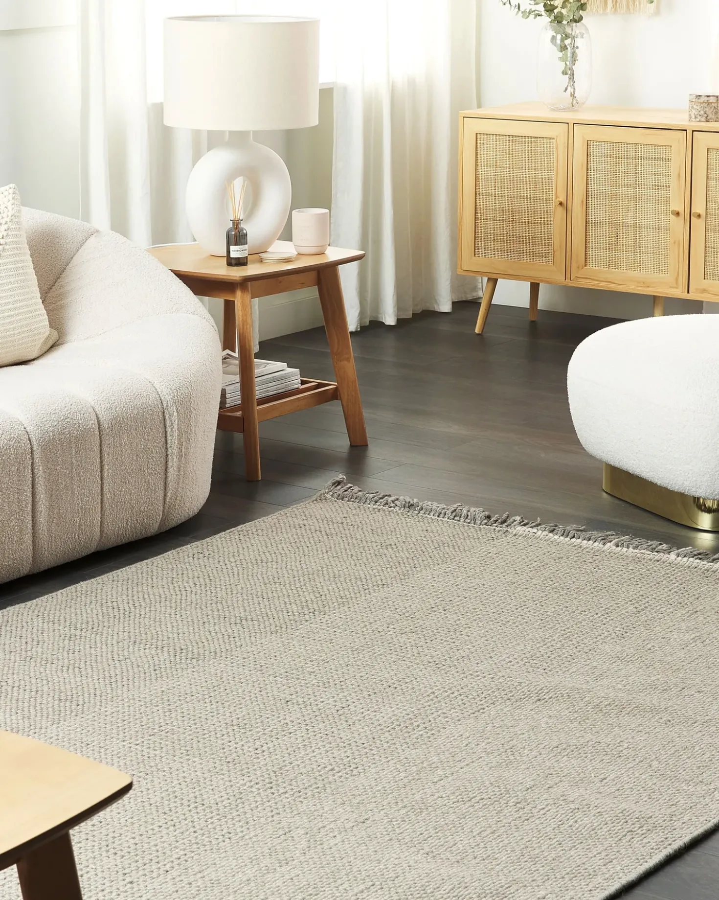Tappeto TEKELER Grigio 160 x 230 cm Lana
