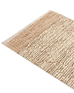 Tappeto TELLIKAYA Beige 80 x 300 cm Iuta