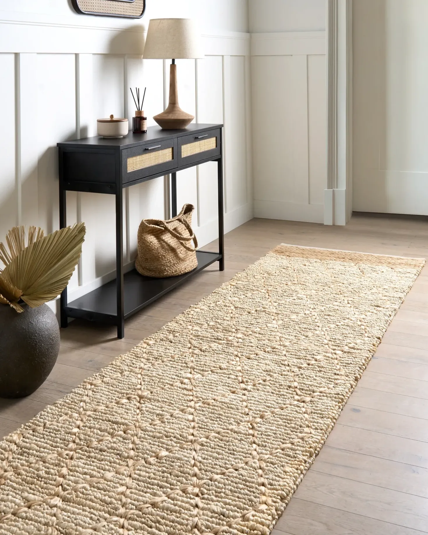 Tappeto TELLIKAYA Beige 80 x 300 cm Iuta