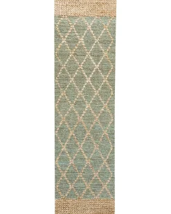 Tappeto TELLIKAYA Verde 80 x 300 cm Iuta