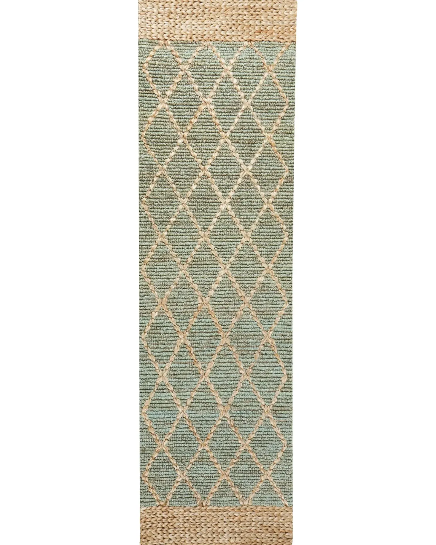 Tappeto TELLIKAYA Verde 80 x 300 cm Iuta