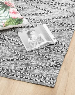 Tappeto TERMAL Nero 80 x 150 cm Cotone