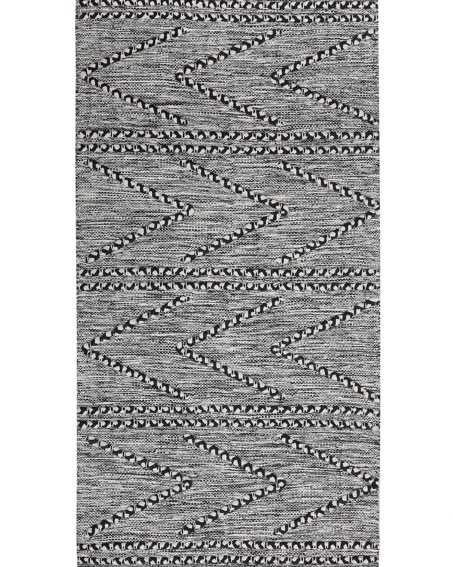 Tappeto TERMAL Nero 80 x 150 cm Cotone
