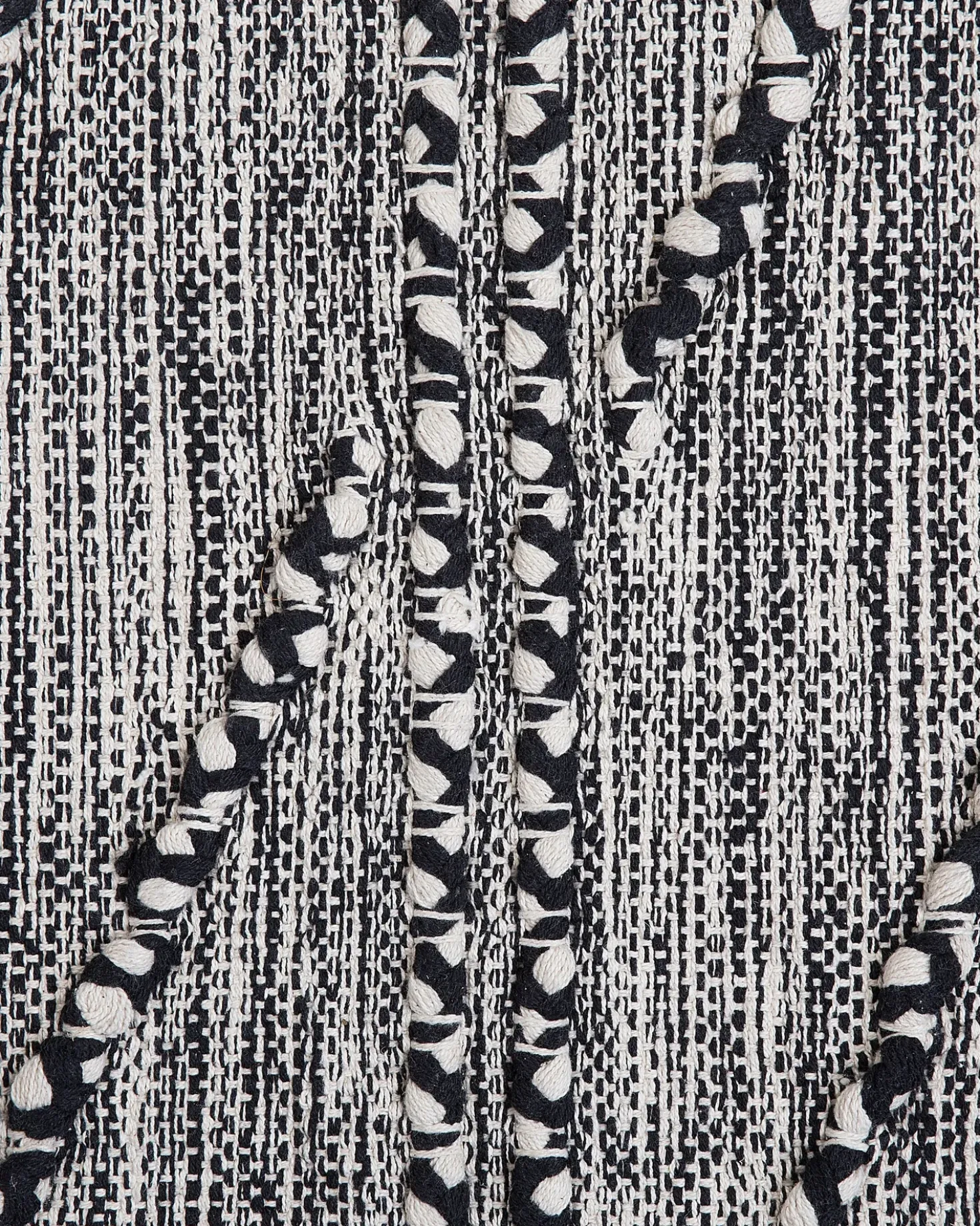 Tappeto TERMAL Nero 80 x 150 cm Cotone