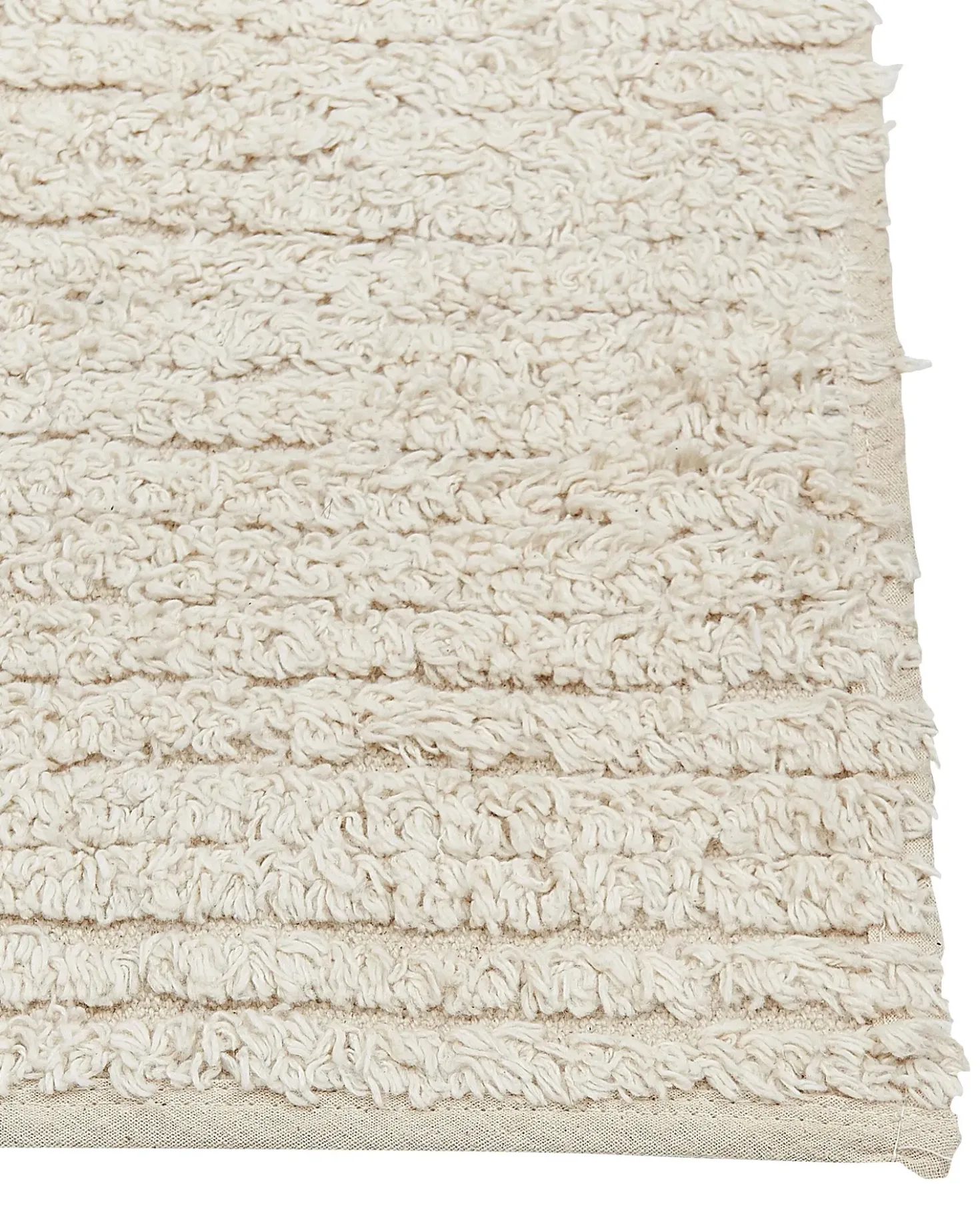Tappeto TEZPUR Beige 160 x 230 cm Cotone