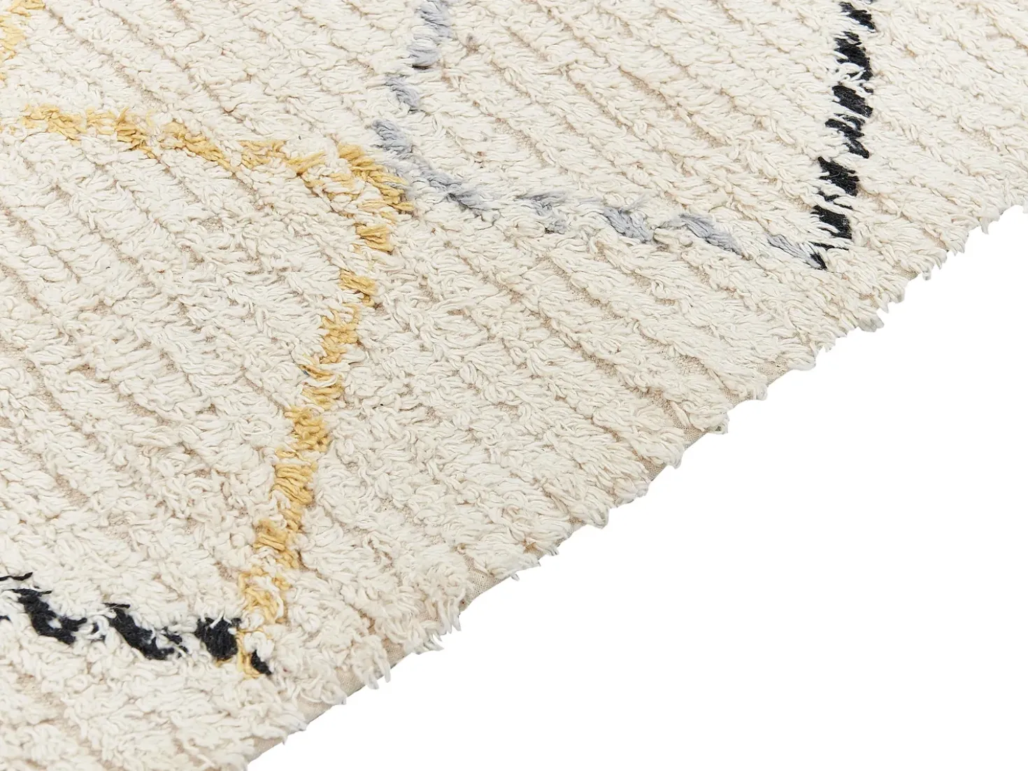 Tappeto TEZPUR Beige 160 x 230 cm Cotone