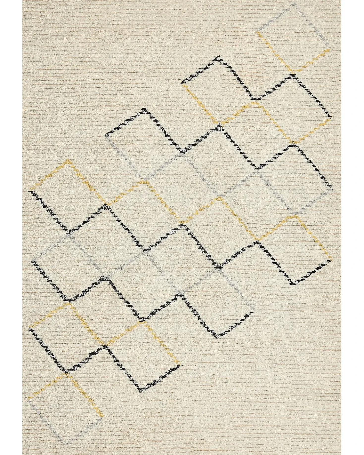 Tappeto TEZPUR Beige 160 x 230 cm Cotone