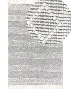 Tappeto TONYA Grigio 160 x 230 cm Lana