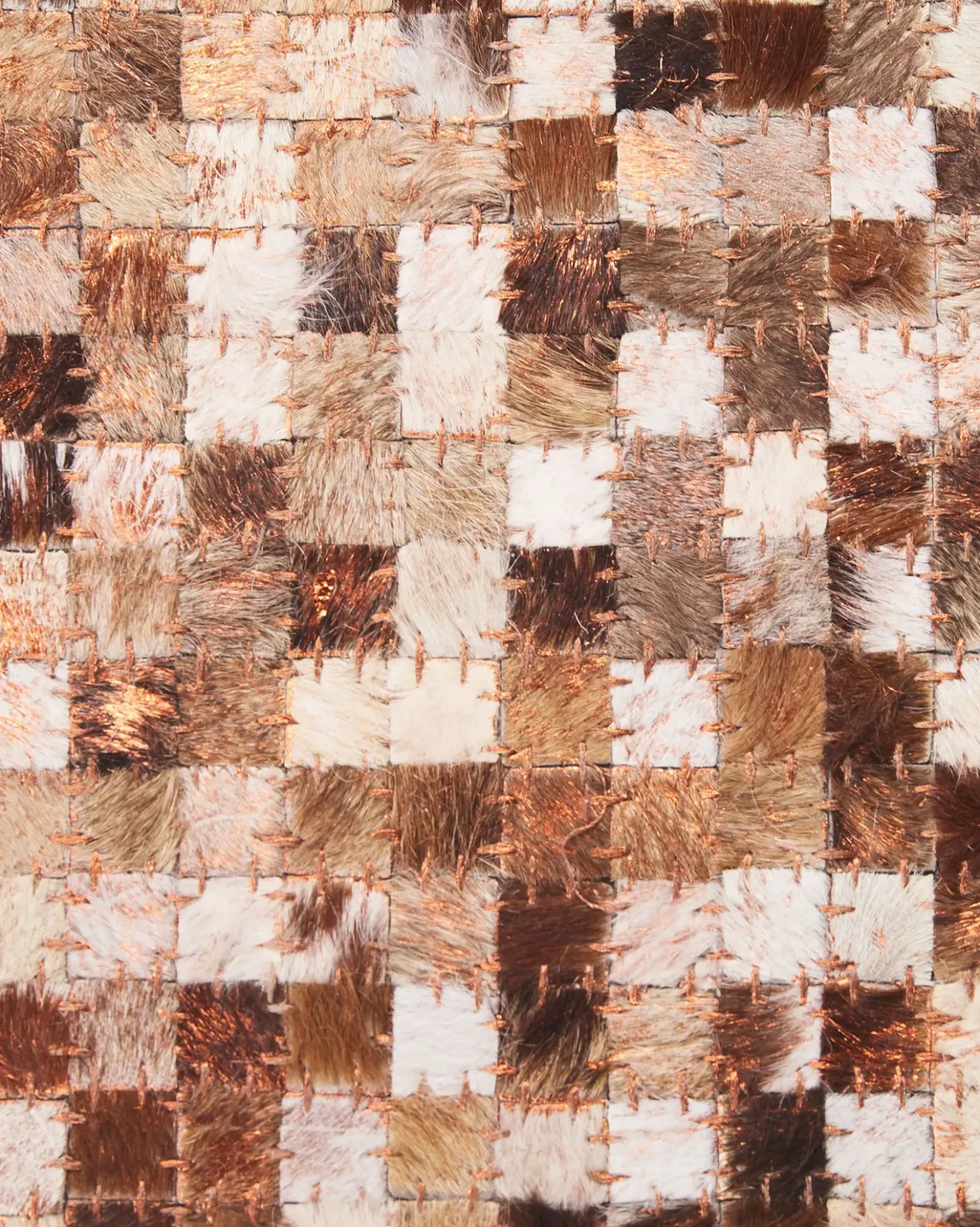 Tappeto TORUL Marrone 160 x 230 cm Pelle naturale