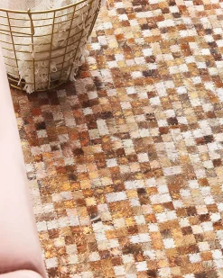 Tappeto TORUL Marrone 160 x 230 cm Pelle naturale