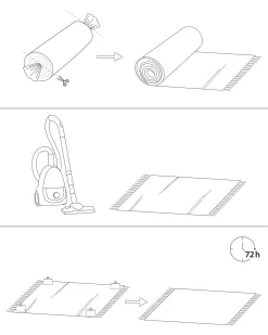 Tappeto TRABZON Blu 160 x 230 cm