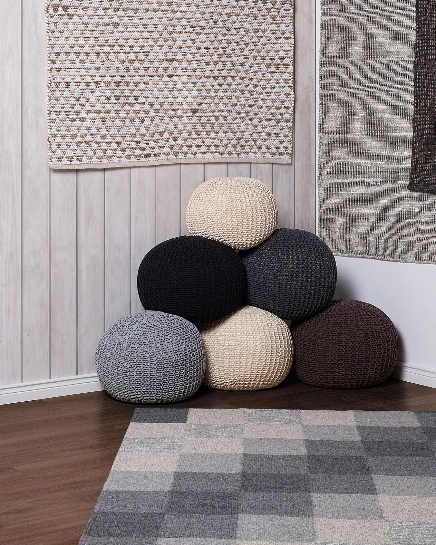 Tappeto TUNCELI Beige 140 x 200 cm Cotone