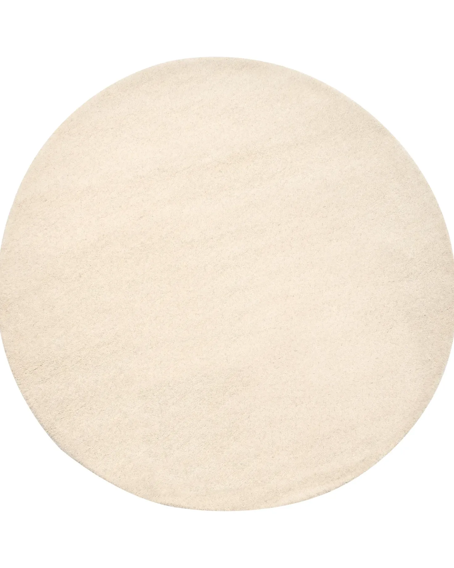Tappeto VASCO Bianco sporco ø 140 cm Lana