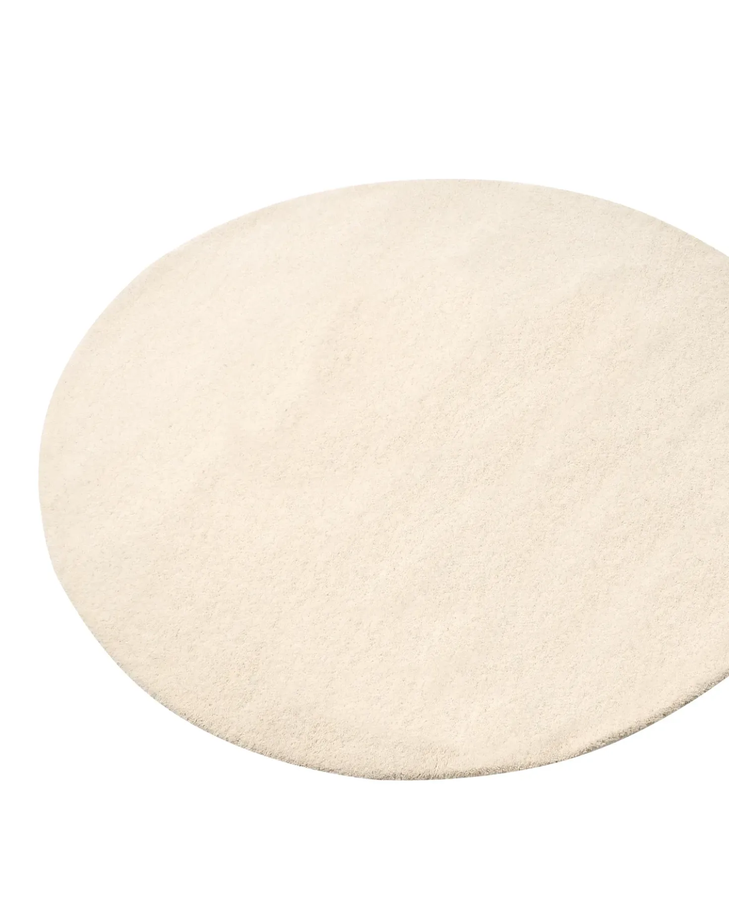 Tappeto VASCO Bianco sporco ø 140 cm Lana