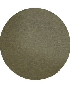 Tappeto VASCO Verde oliva ø 140 cm Lana