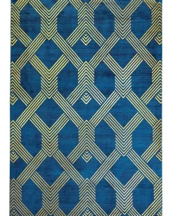 Tappeto VEKSE Blu 160 x 230 cm Viscosa