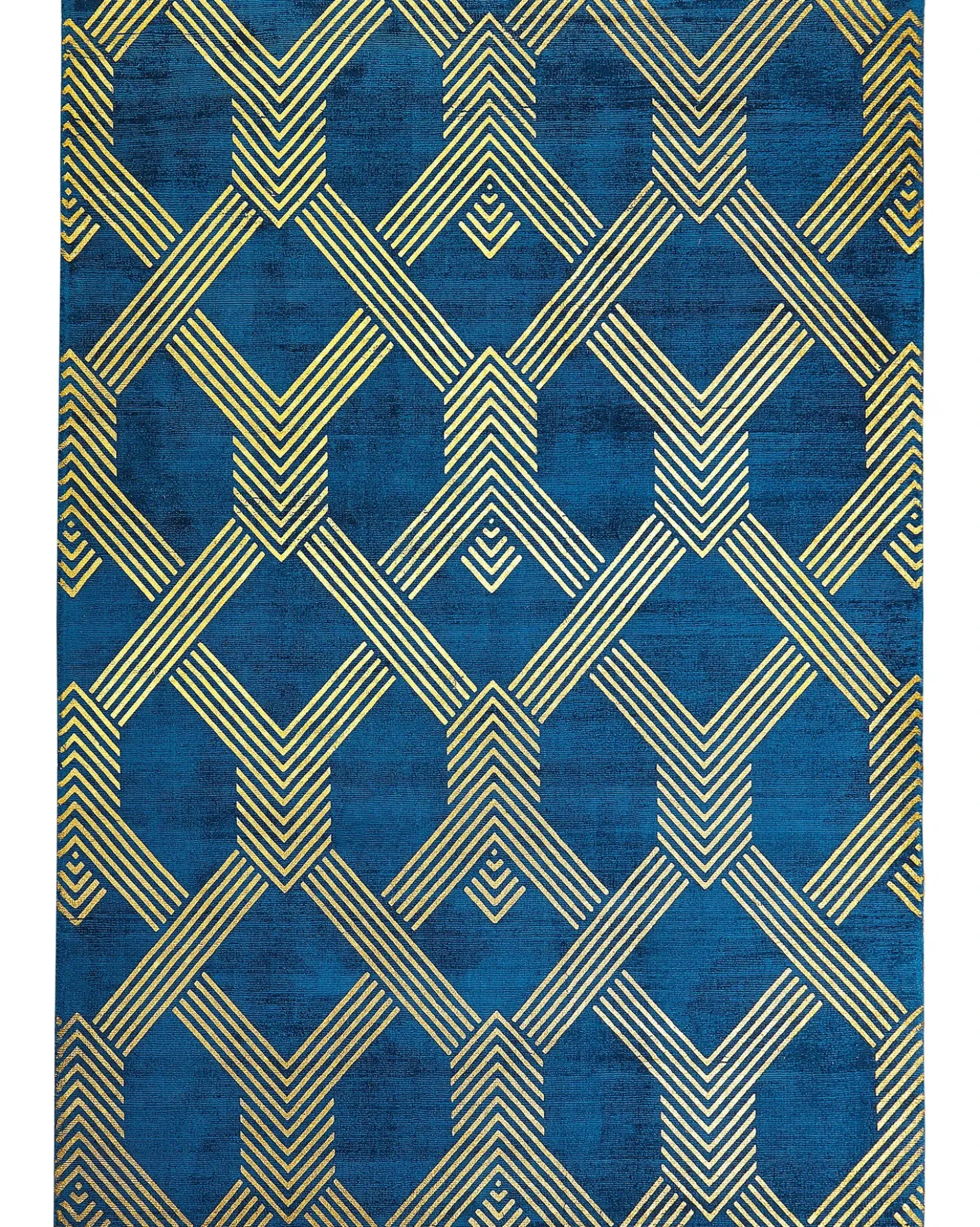 Tappeto VEKSE Blu 160 x 230 cm Viscosa