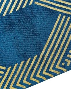 Tappeto VEKSE Blu 160 x 230 cm Viscosa